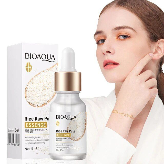 BIOAQUA hyaluronic acid essence hydration and moisturizing Rice Serum-15ml